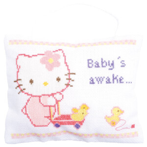 Vervaco counted cross stitch kit "Hello Kitty is...