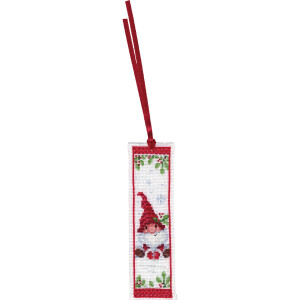 Vervaco bookmark counted cross stitch kit "Christmas...
