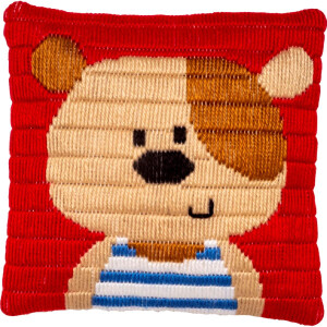 Vervaco stamped long stitch kit cushion "Kleiner...