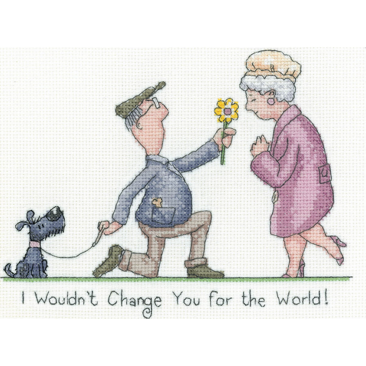 Heritage counted cross stitch kit Aida "I Wouldnt...