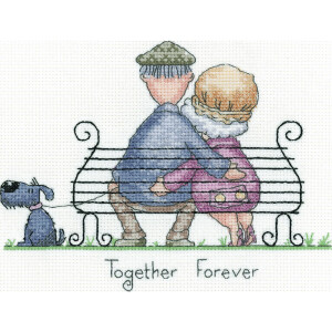 Heritage counted cross stitch kit Aida "Together...