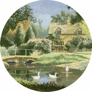 Heritage counted cross stitch kit Aida "Ford Way...