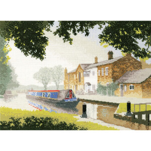 Heritage counted cross stitch kit Aida "The Junction...