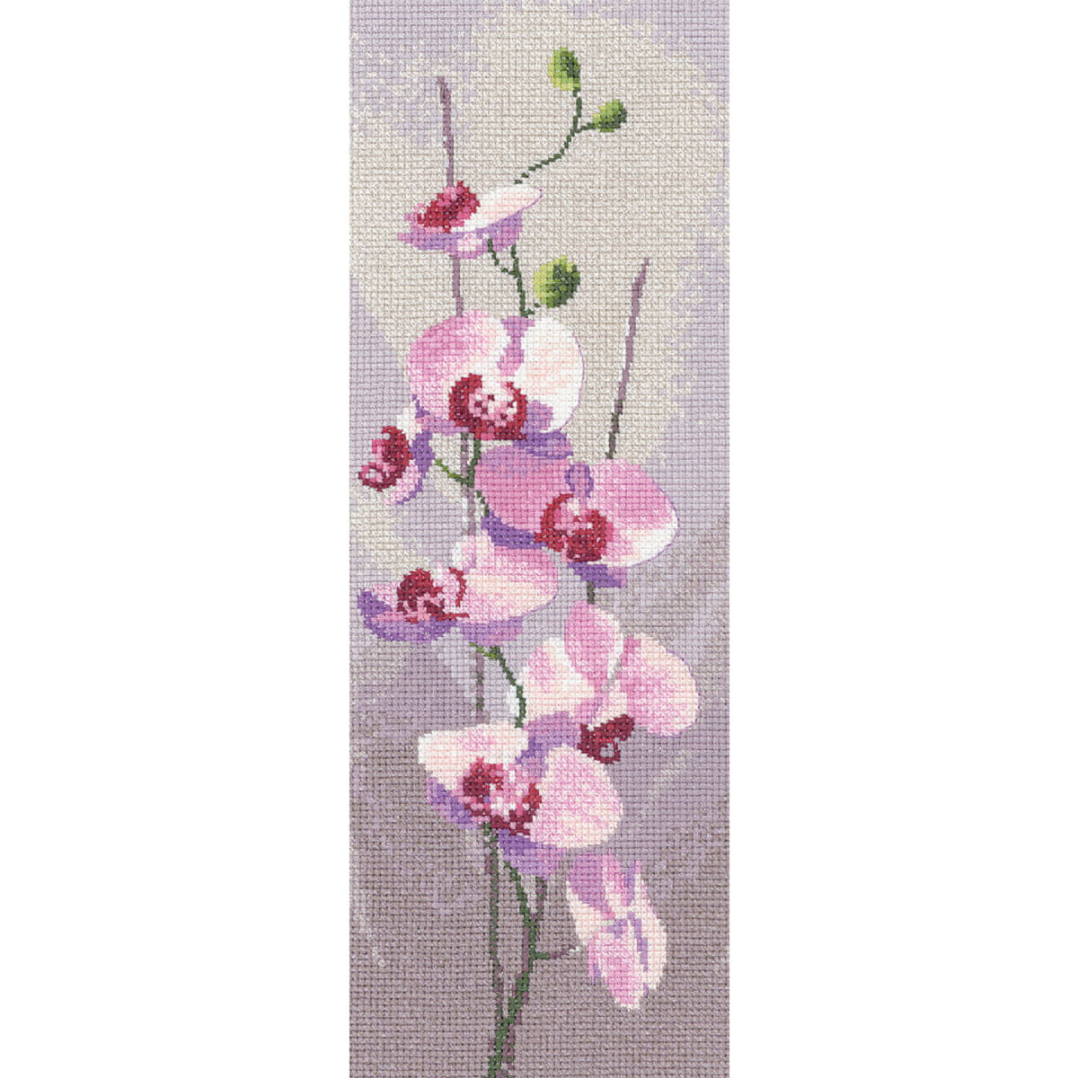Heritage counted cross stitch kit Aida "Orchid Panel...