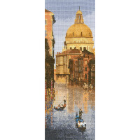 Heritage counted cross stitch kit Aida "Venice (A)", JCVE527-A, 31x11cm, DIY