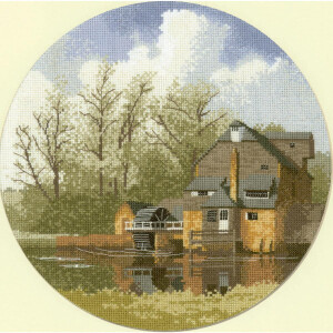 Heritage counted cross stitch kit Aida "Water Mill...