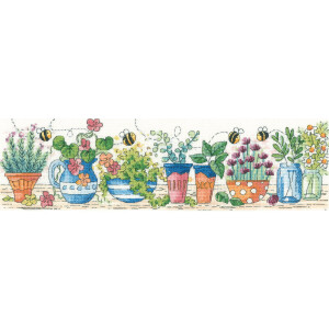 Heritage counted cross stitch kit Aida "Herb...