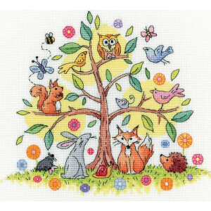 Heritage counted cross stitch kit Aida &quot;Tree of...
