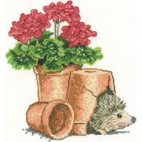 Heritage counted cross stitch kit Aida "Safe Haven (A)", LDSH1258-A, 14,5x15,5cm, DIY