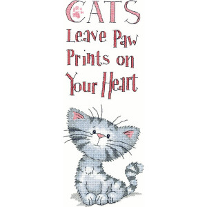 Heritage counted cross stitch kit Aida &quot;Cats Paw...