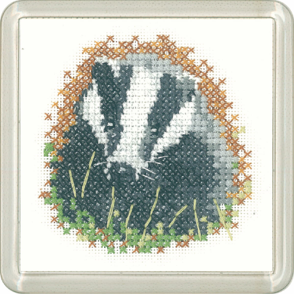 Heritage counted cross stitch kit Aida "Badger...