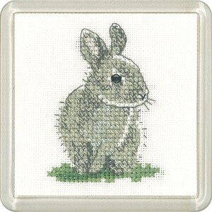Heritage counted cross stitch kit Aida &quot;Baby Rabbit...