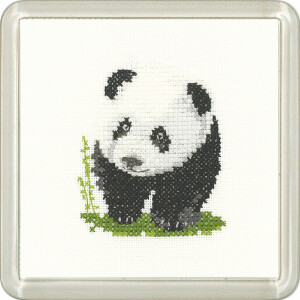 Heritage counted cross stitch kit Aida "Panda",...