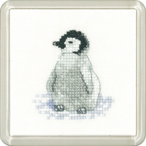 Heritage counted cross stitch kit Aida "Penguin...