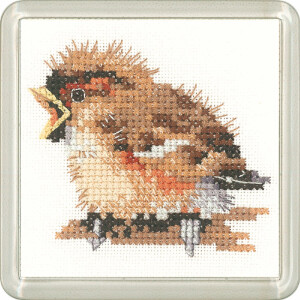 Heritage counted cross stitch kit Aida "Sparrow...