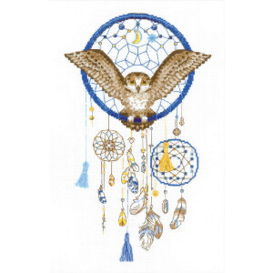 Riolis counted cross stitch kit "Owl Dreams",...