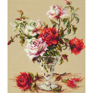 Magic Needle Zweigart Edition counted cross stitch kit "Love Song", 24x29cm, DIY