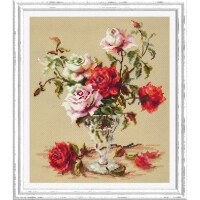 Magic Needle Zweigart Edition counted cross stitch kit "Love Song", 24x29cm, DIY