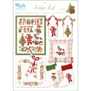 Lindner´s Kreuzstiche Cross Stitch counted Chart "Happy Holiday", 014