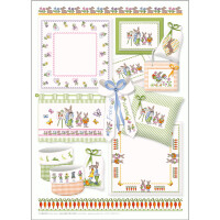 Lindner´s Kreuzstiche Cross Stitch counted Chart "Happy Easter", 022