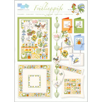 Lindner´s Kreuzstiche Cross Stitch counted Chart "Spring greetings", 023