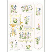 Lindner´s Kreuzstiche Cross Stitch counted Chart "Meadow flowers", 024