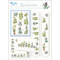 Lindner´s Kreuzstiche Cross Stitch counted Chart "Culinary herbs", 033