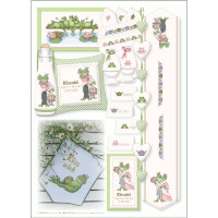 Lindner´s Kreuzstiche Cross Stitch counted Chart "Dont be a frog", 034