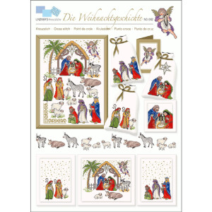 Lindner´s Kreuzstiche Zählmuster Vorlage "Die Weihnachtsgeschichte", 042
