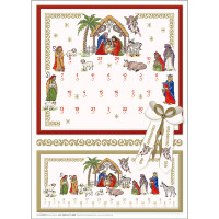 Lindner´s Kreuzstiche Cross Stitch counted Chart "The Christmas story", 042