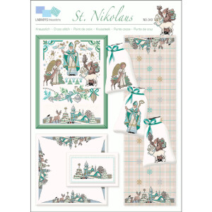 Lindners Шаблон для вышивки крестом счетная схема "St. Nicholas", 043