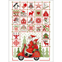 Lindner´s Kreuzstiche Cross Stitch counted Chart "Christmas time", 059