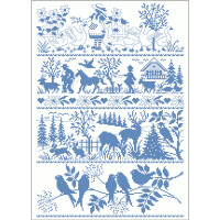 Lindner´s Kreuzstiche Cross Stitch counted Chart "Silhouettes", 065