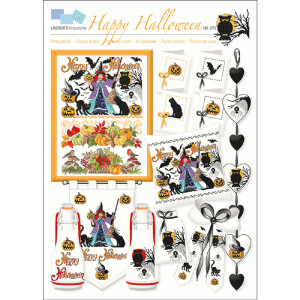 Lindners Шаблон для вышивки крестом счетная схема "Happy Halloween", 070