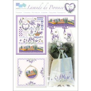 Lindners Шаблон для вышивки крестом счетная схема "Lavande de Provence", 080