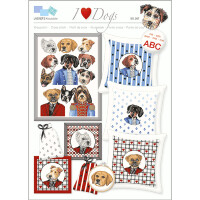 Lindner´s Kreuzstiche Cross Stitch counted Chart "I like dogs", 087