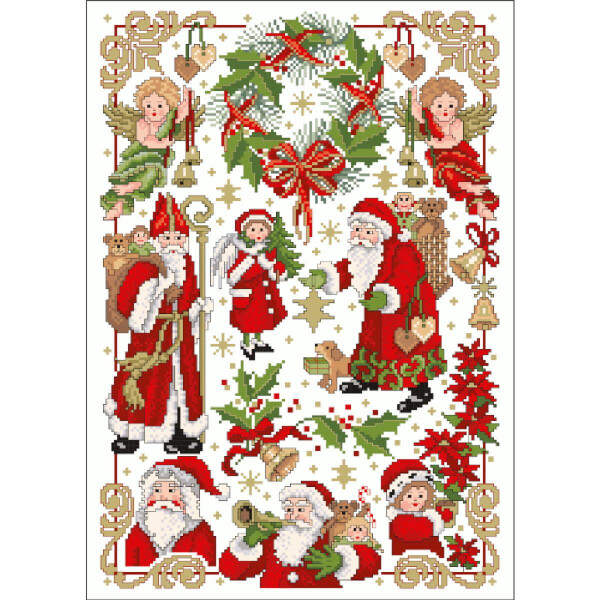 Lindner´s Kreuzstiche Cross Stitch counted Chart "Christmas is in the air…", 092