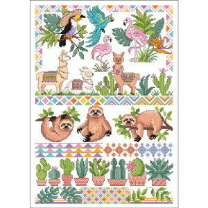 Lindners Cross Stitch Count Pattern Template...