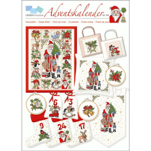 Lindner´s Kreuzstiche Cross Stitch counted Chart "Advent Calendar", 104