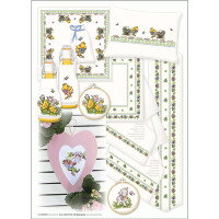 Lindner´s Kreuzstiche Cross Stitch counted Chart "Easter greetings", 108