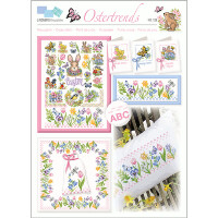 Lindner´s Kreuzstiche Cross Stitch counted Chart "Easter trends", 128