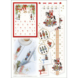 Lindner´s Kreuzstiche Cross Stitch counted Chart "Christmas market", 135