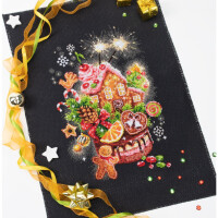 Magic Needle counted cross stitch kit "Christmas Sweets", 18x28cm, DIY