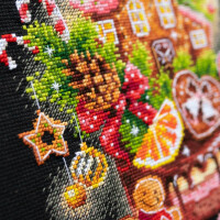 Magic Needle counted cross stitch kit "Christmas Sweets", 18x28cm, DIY