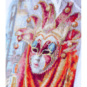 Magic Needle Набор для вышивания крестом "Венецианский карнавал", счетная схема, 30x45 см