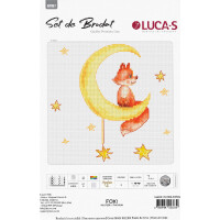 Luca-S Набор для вышивания крестом "Лиса1", счетная схема, 12x13 см