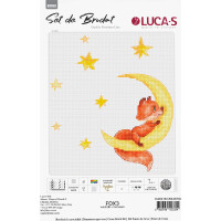 Luca-S Набор для вышивания крестом "Лиса 3", счетная схема, 12x14 см