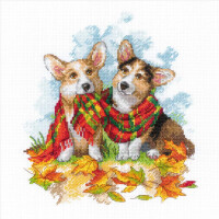 Riolis counted cross stitch kit "Ready for Autumn", 25x25cm, DIY
