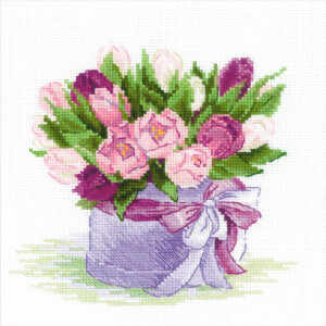 Riolis counted cross stitch kit "Tulps Hat...