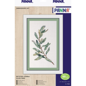 Panna counted cross stitch kit "Olive Twig",...